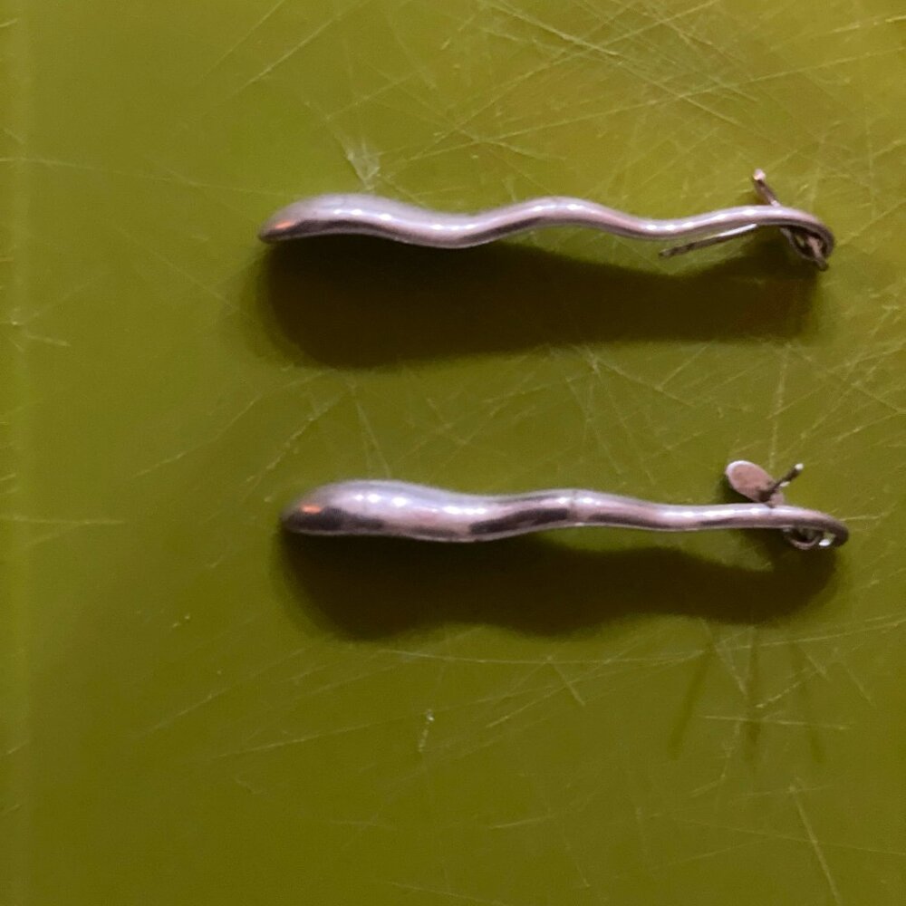 NAMBE Unique 925 Sterling Drop Earrings 2" Modern